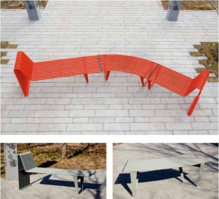 Bench «Infinity» (modular design)